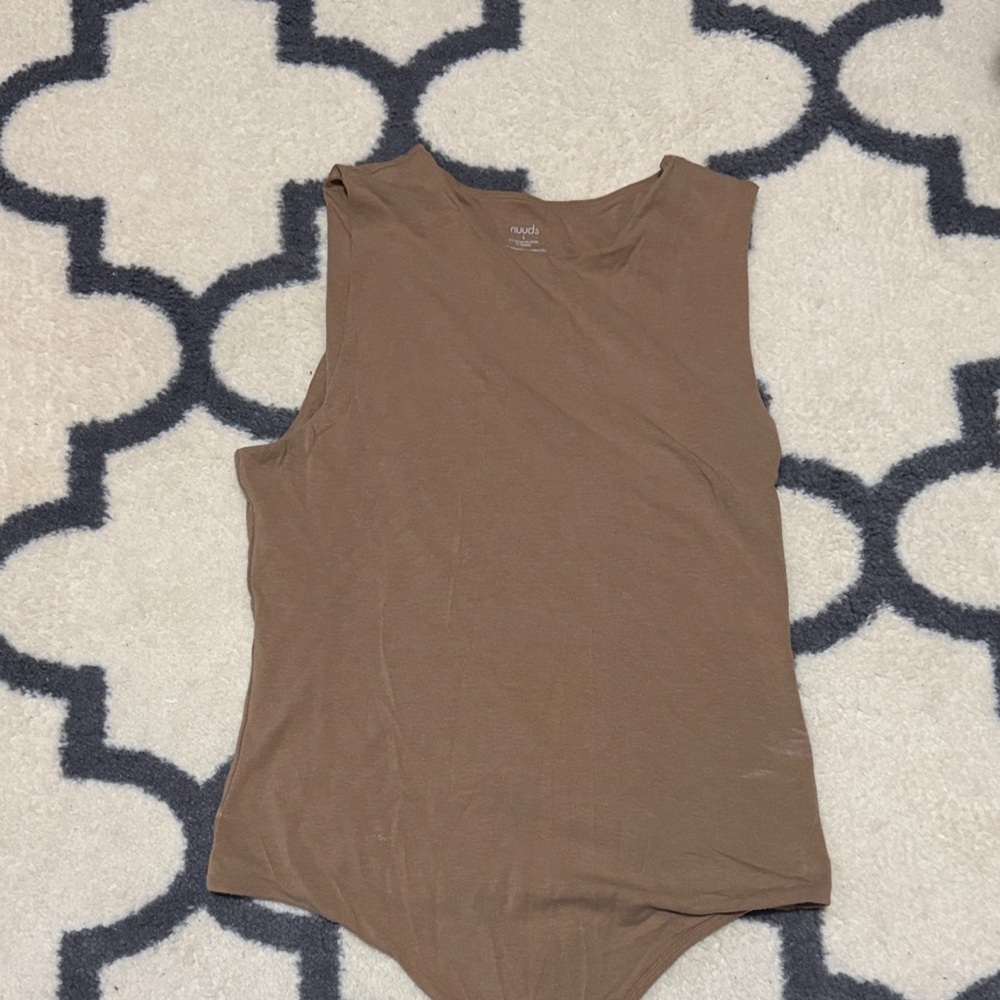 Nuuds Tan Sleeveless Top